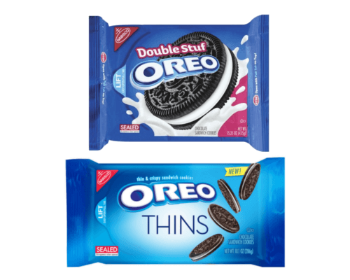 Different Packets of Oreo
